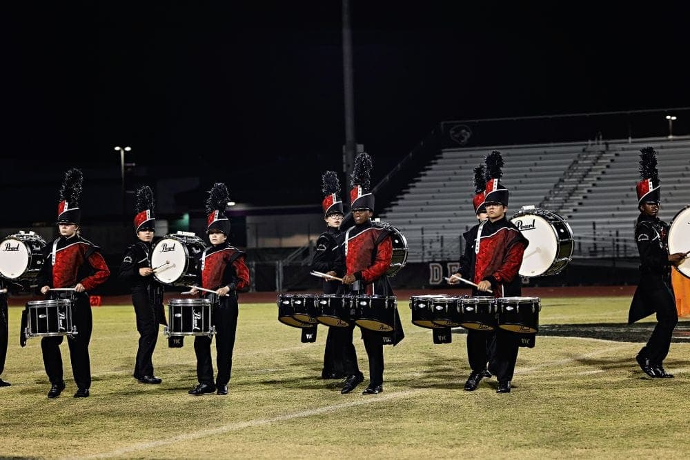 Desert Ridge marching band on Senior Night