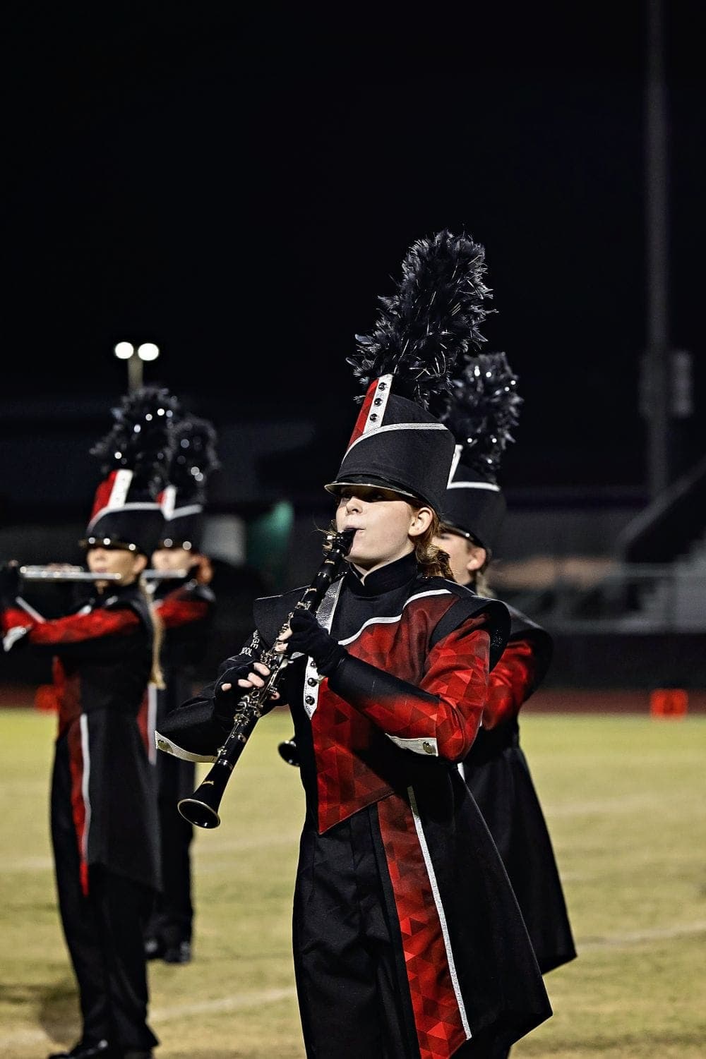 Desert Ridge marching band on Senior Night